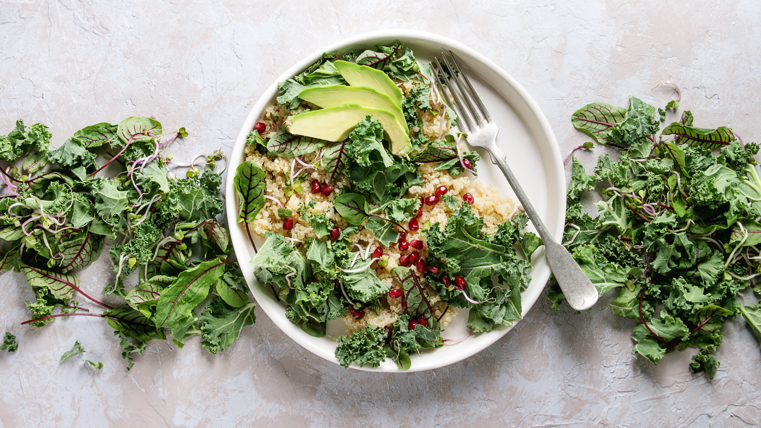 kale and barley salad