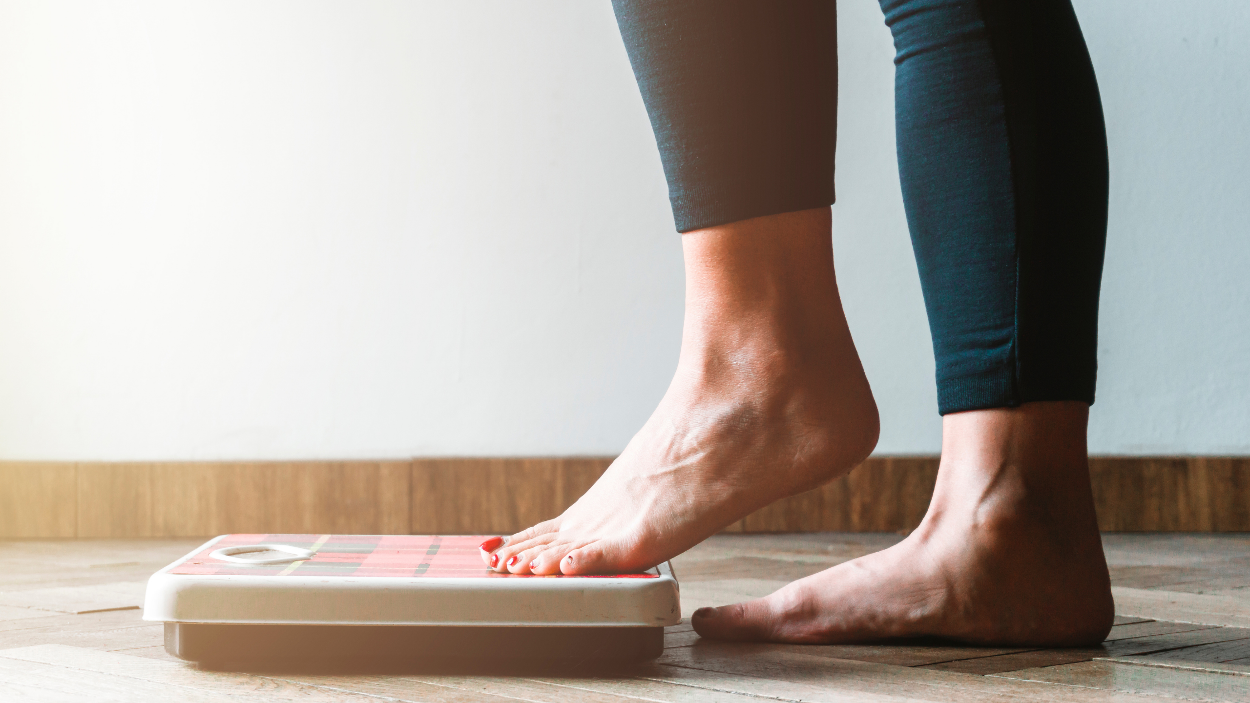 Stepping on a scale