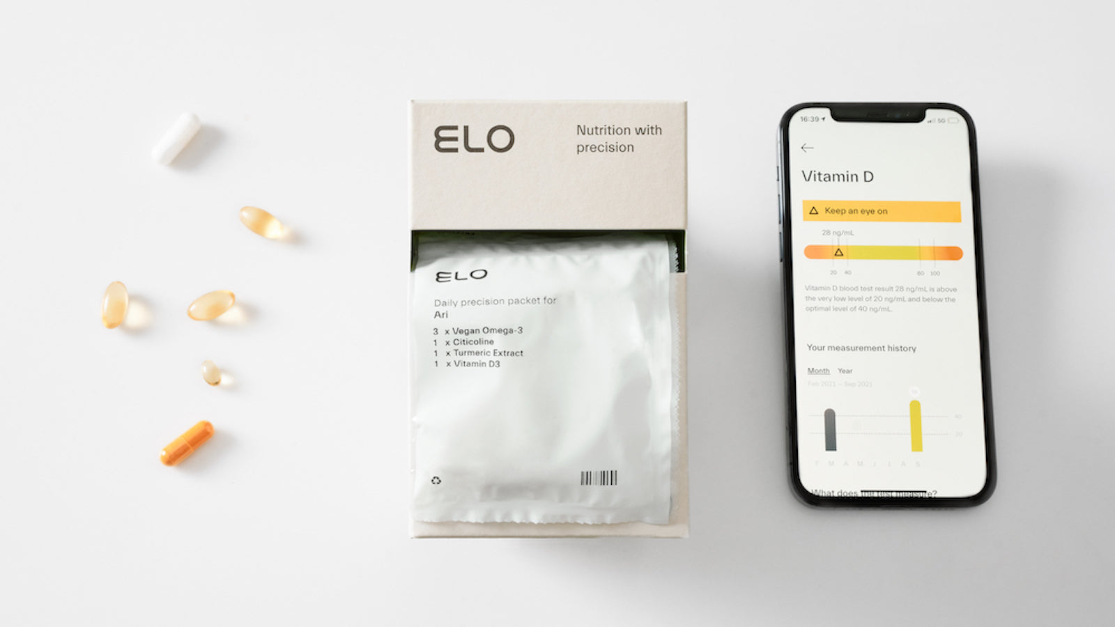 Elo vitamin D supplement pack